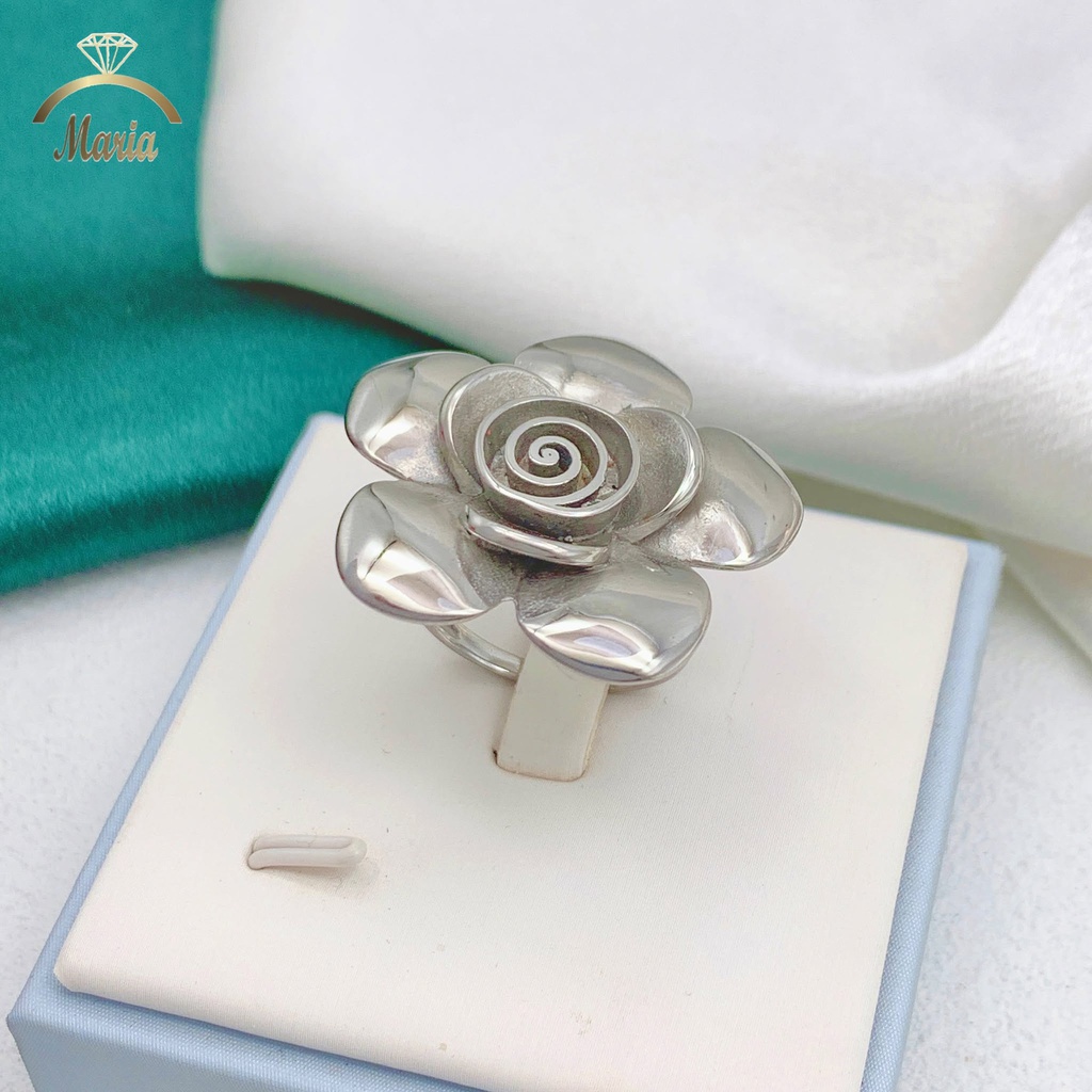 101956   خاتم ستانلس لوكس سلفر عيار 316 عالي الجودة