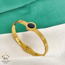 60643   اسورة ستانلس عيار 316 جولد بولجاري صدف اسود